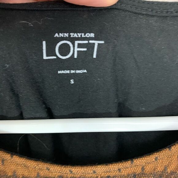 Loft small brown lace top - Picture 2 of 4